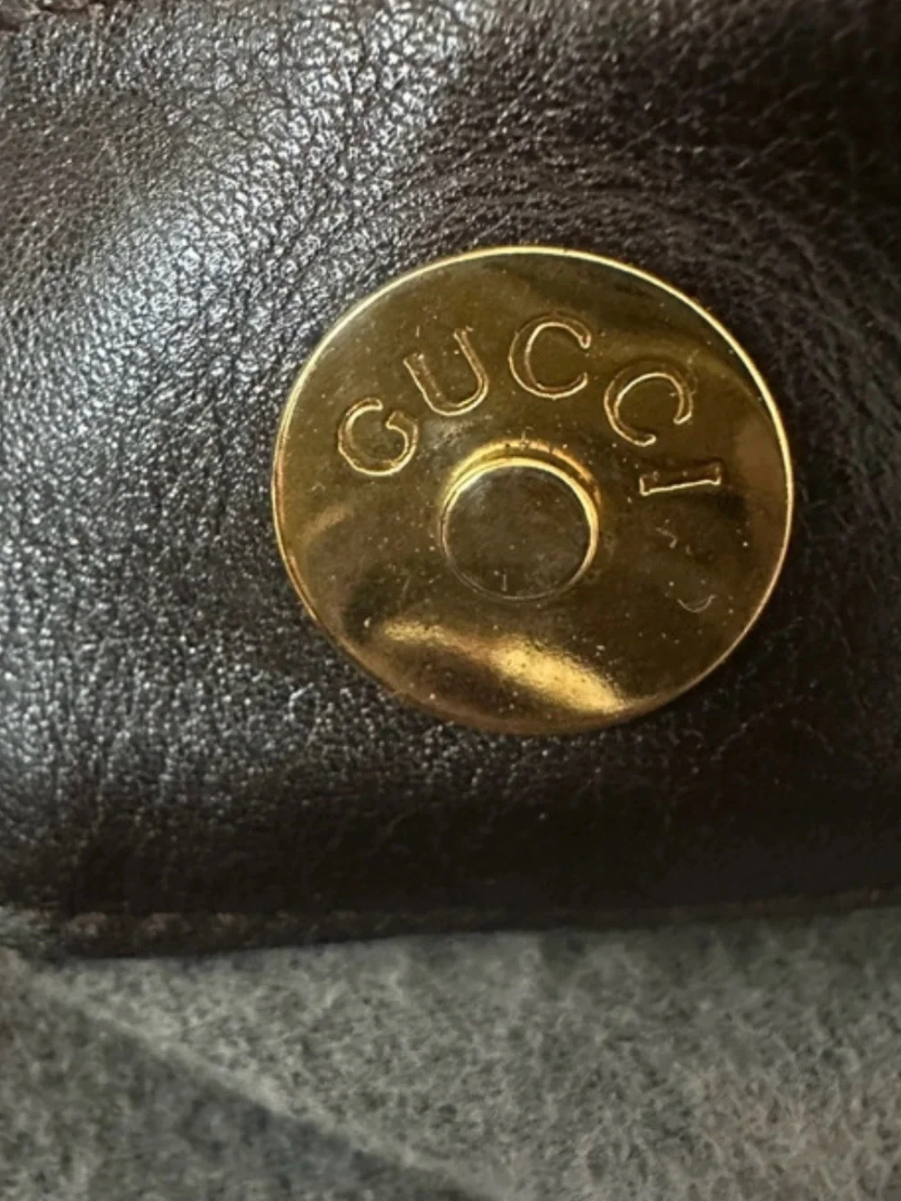 Gucci brown & gold Bamboo Shoulder Bag
